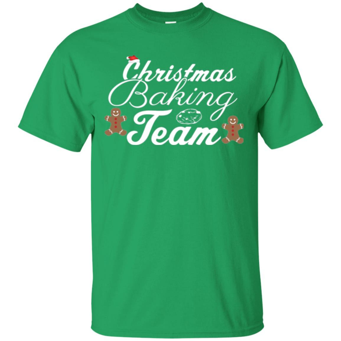 Baker T-shirt Christmas Baking Team Irish Green
