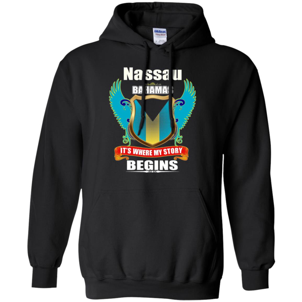 Bahamian T-shirt Nassau Bahamas T-shirt Black