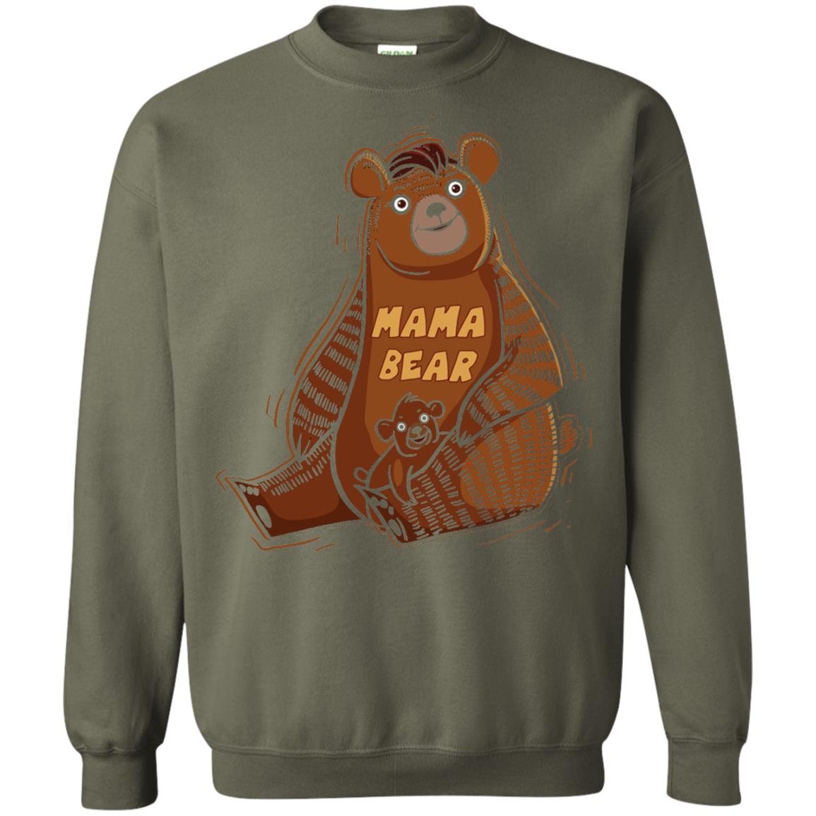 First Time Mothers Day Shirts Mama Bear Military Green
