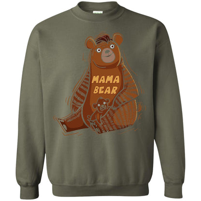 First Time Mothers Day Shirts Mama Bear Military Green