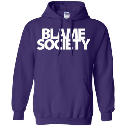 Mens Blame Society Urban Hip Hop T-shirt Purple