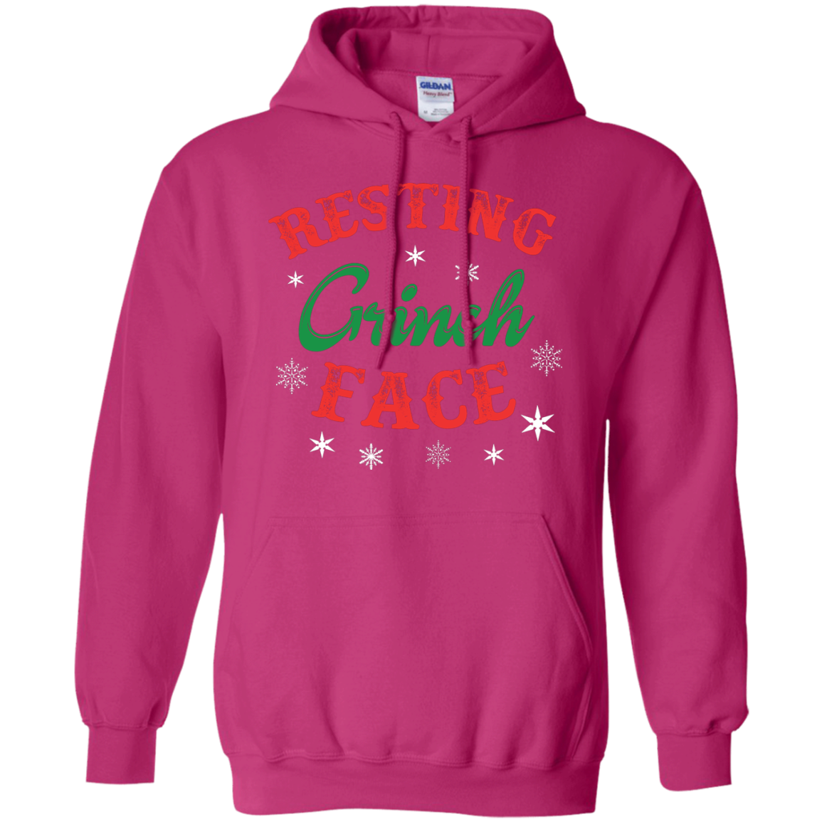 Christmas T-Shirt Resting Grinch Face Heliconia