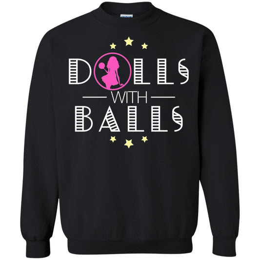 Bowling Lover T-shirt Dolls With Balls T-shirt Black