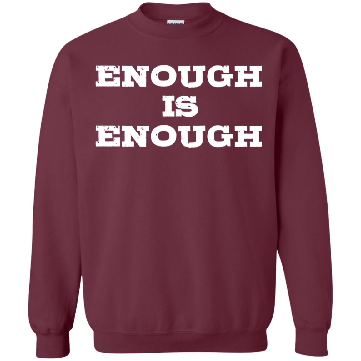Enough Is Enough Gun Control T-shirt Maroon