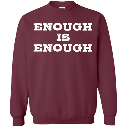 Enough Is Enough Gun Control T-shirt Maroon