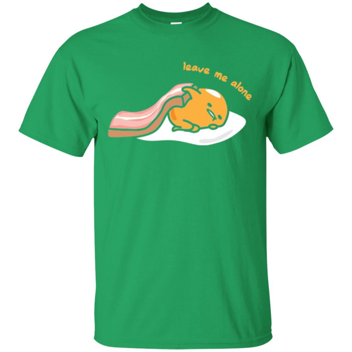 Film T-shirt Gudetama Leave Me Alone Irish Green