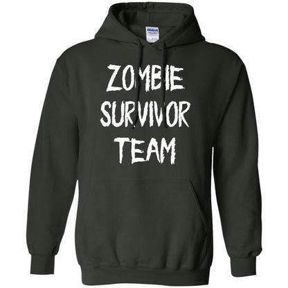 Zombie Lover T-shirt Zombie Survivor Team Forest Green