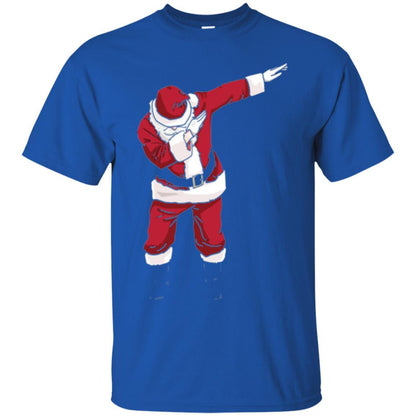 Christmas T-shirt Dabbing Santa Royal