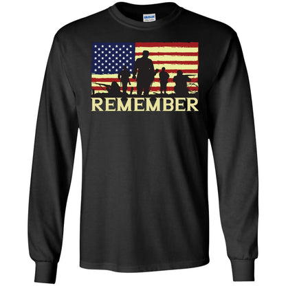 Military Of United States Memorial Day Shirt Black