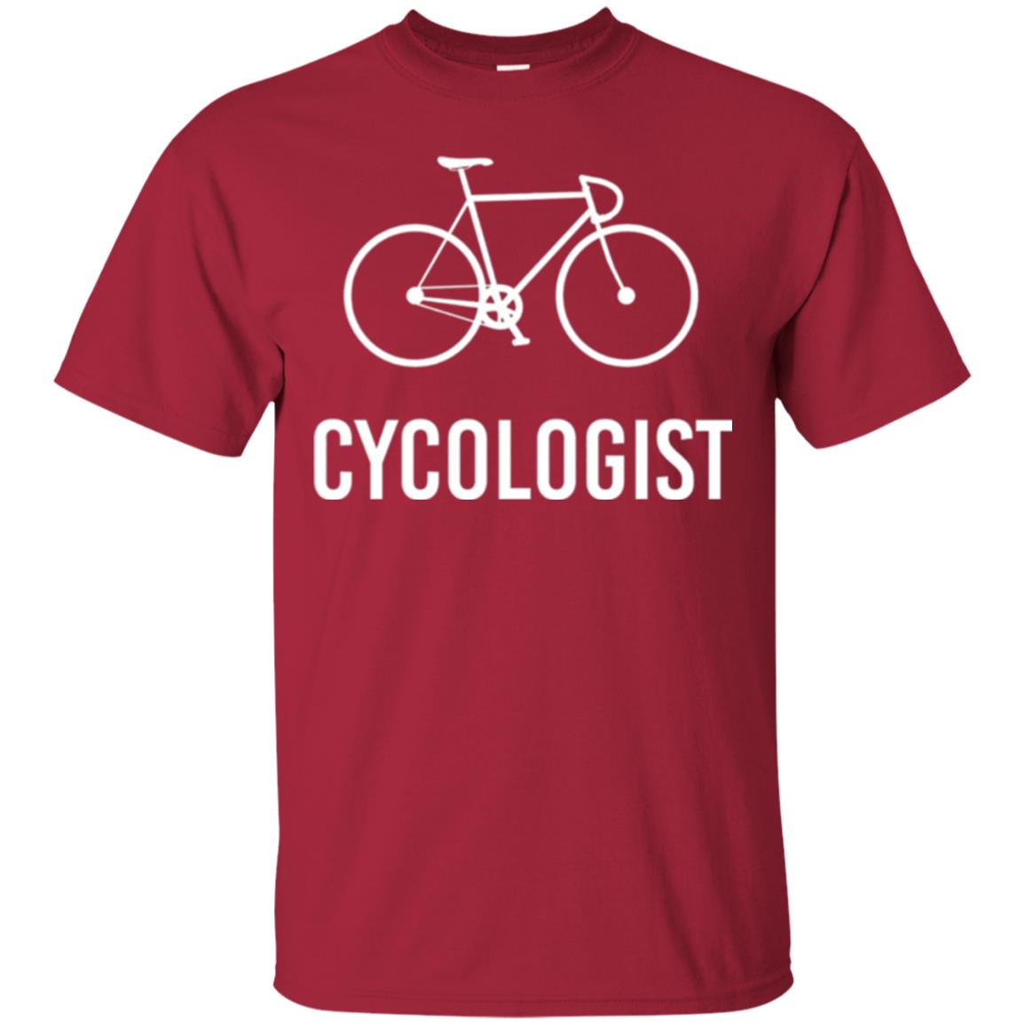Bicycle Lovers T-shirt Cycologist Cardinal