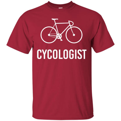 Bicycle Lovers T-shirt Cycologist Cardinal