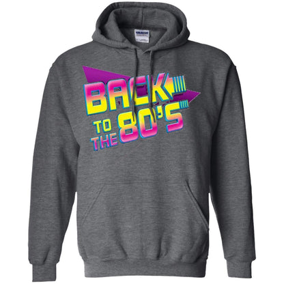 Back To The 80s Graphic Retro Novelty T-shirt Dark Heather