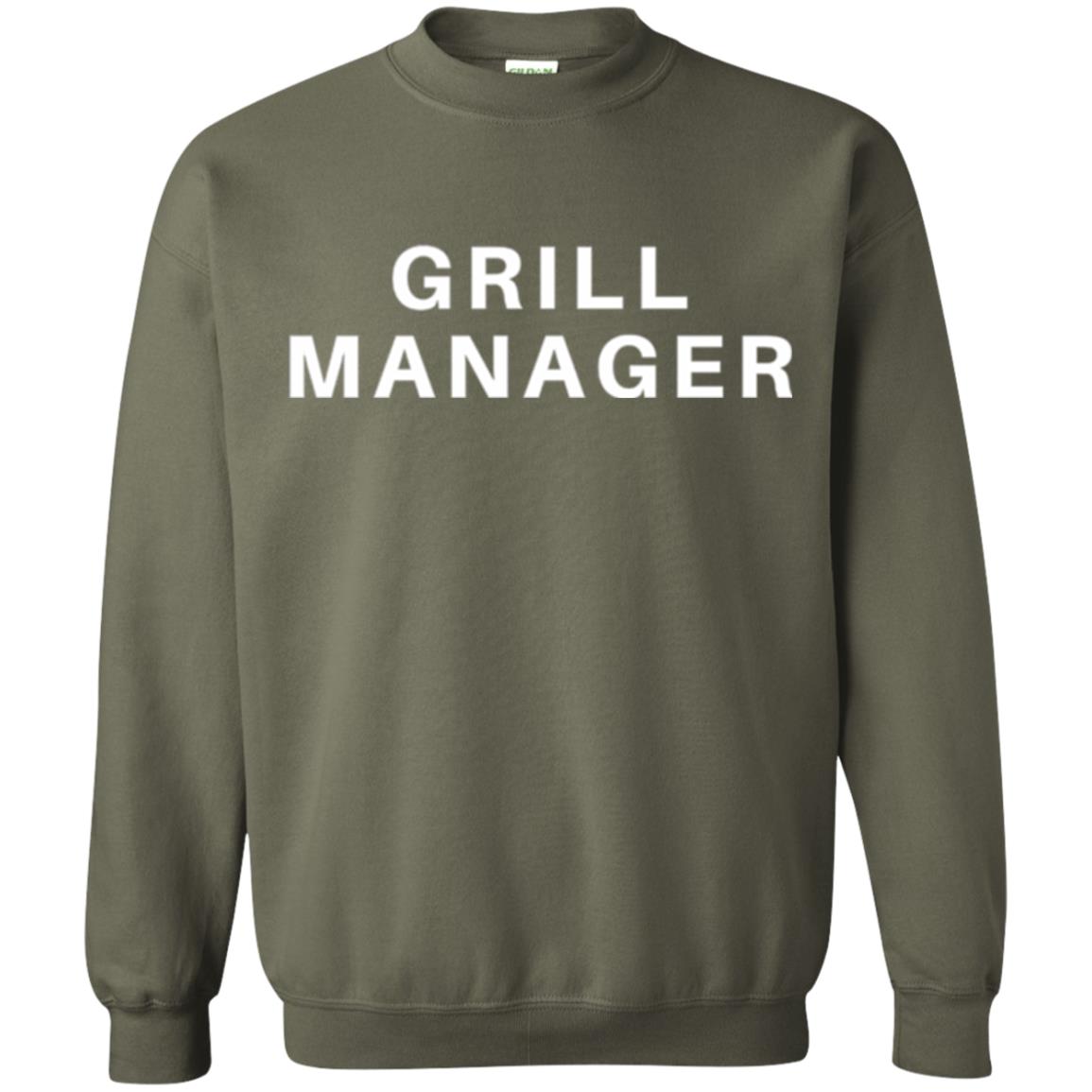 Cooking T-shirt Grill Manager Military Green