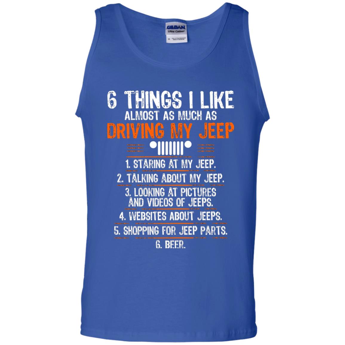 Funny Off Road Driving T-shirt 6 Things I Like Almost As Much As Royal