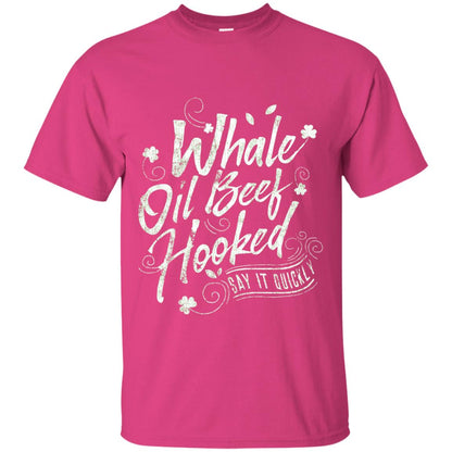 Whale Oil Beef Hooked T-shirt Heliconia
