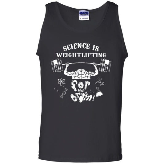 Science Is Weightlifting For The Brain Shirt Black