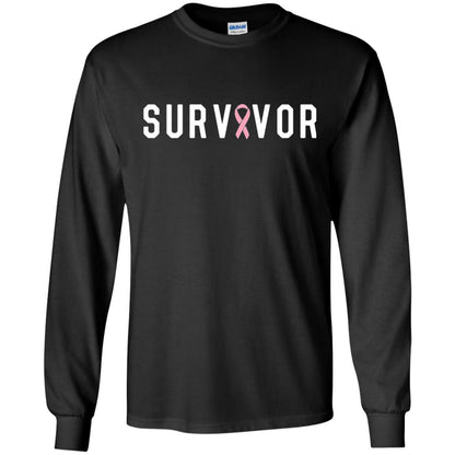 Breast Cancer Survivor We Did It T-shirt Pink Ribbon Black