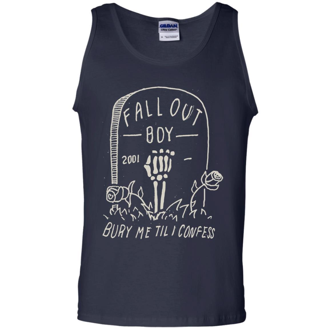 Fall Out Boy Bury Me Till I Confess T-shirt Navy
