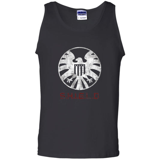 Film T-shirt Agents Of Shield Distressed Logo Graphic Black