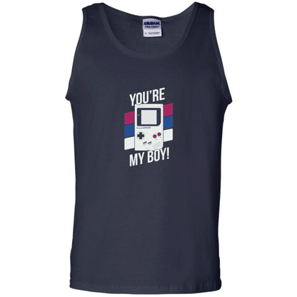 You_re My Boy Stripe Graphic Game Shirt For Boy Navy