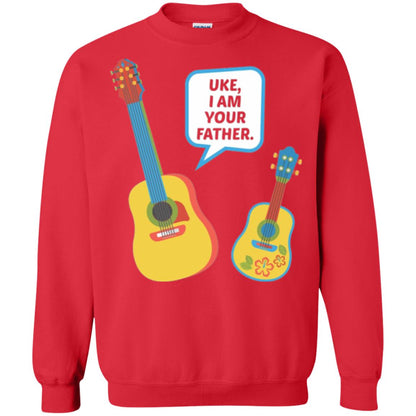 Ukulele Lovers T-shirt Uke I Am Your Father Red