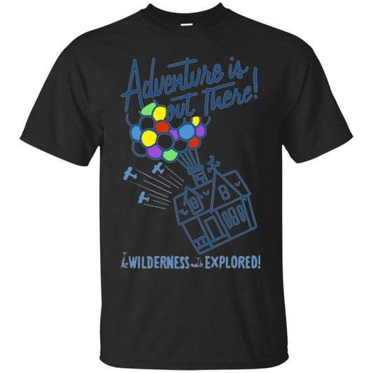 Adventure Is Out There T-shirt Black
