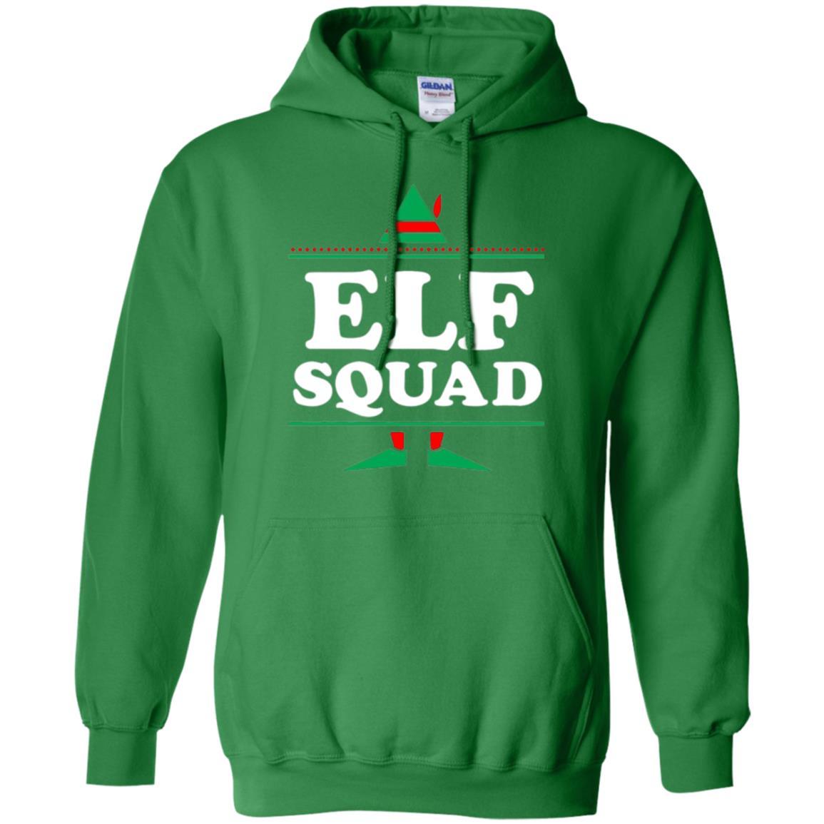 Christmas T-shirt Elf Squad Holiday Family Group Matching Irish Green