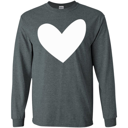 All About Heart T-shirt Cute Heart For Valentine Dark Heather