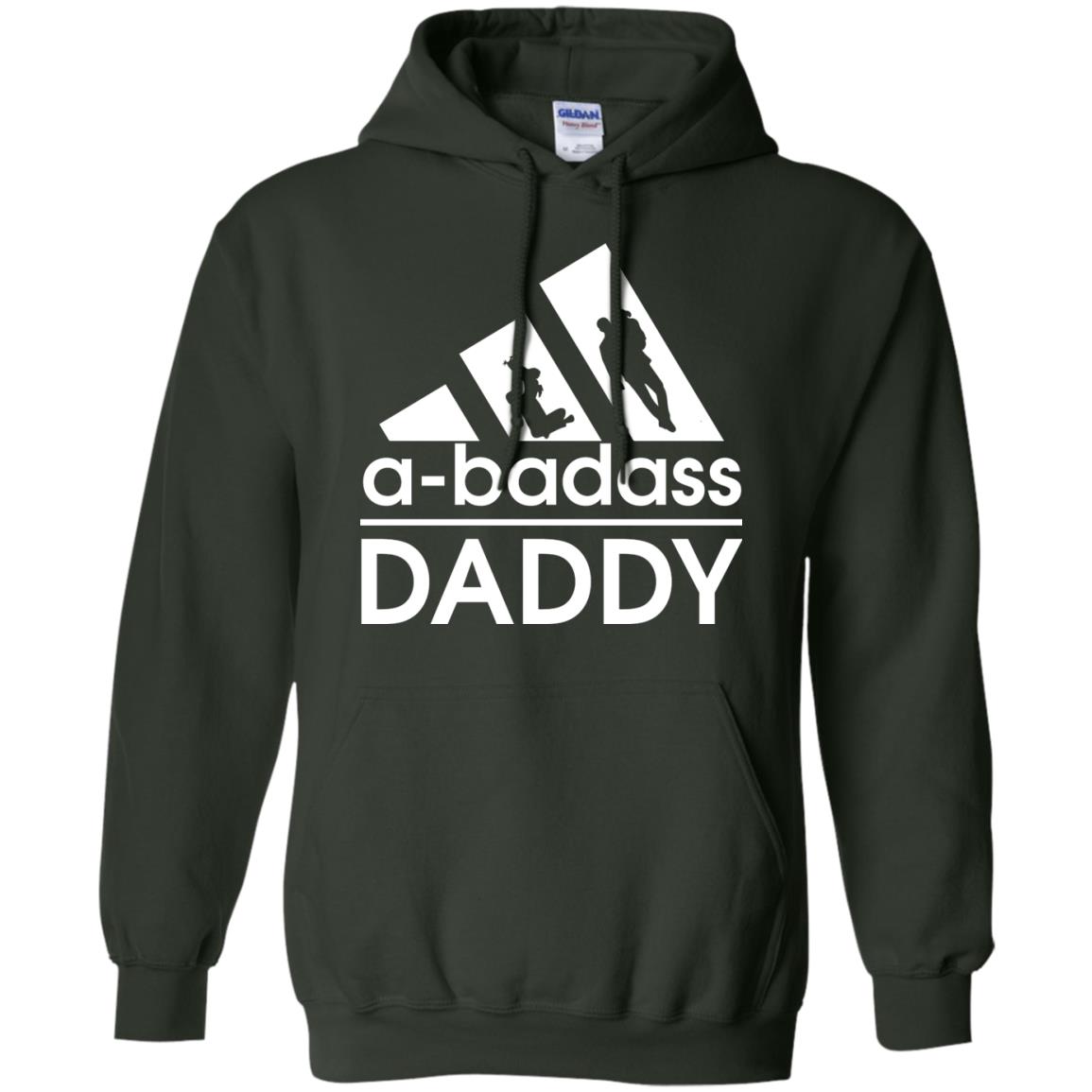 A Badass Daddy Shirt Forest Green