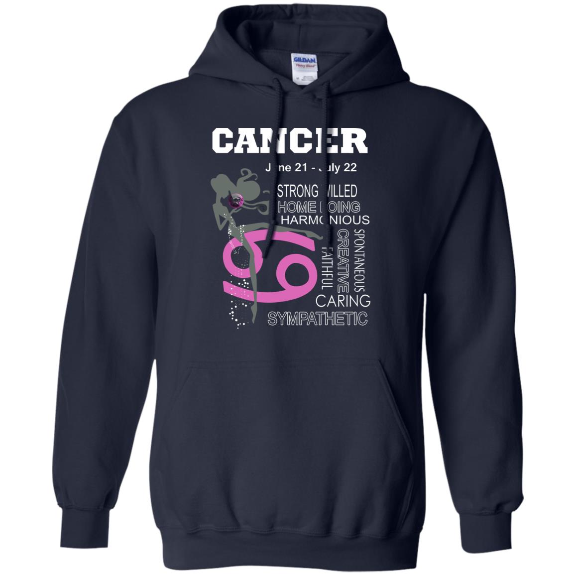 Cancer Strong Willed Home Loing Harmonious Faithful Creative Spontaneous Caring Sympathetic Navy