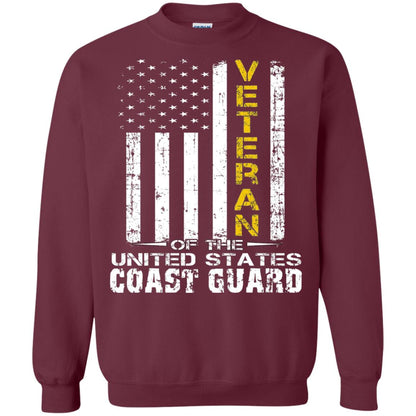 Veteran Of The United States Us Coast Guard Shirt Maroon