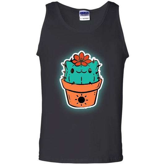 Cat Lover T-shirt Cactus Catcus Black
