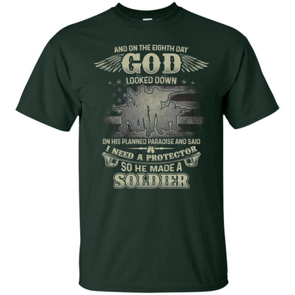 And On The Eighth Day God Looked Down On His Planned Paradise And Said I Need A Protector So He Made A Soldier Forest