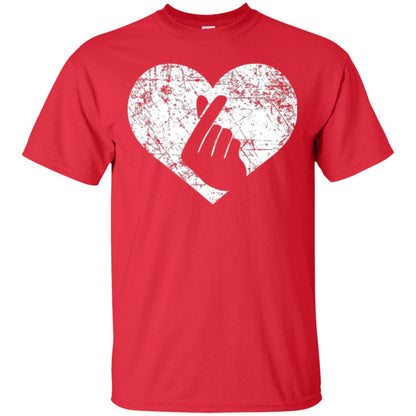 Lifestyle T-shirt Heart Hand Red