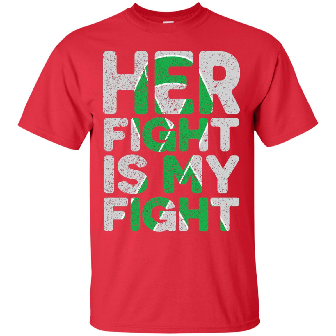 Her Fight Is My Fight Cerebral Palsy Support Shirt Red