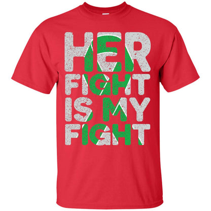 Her Fight Is My Fight Cerebral Palsy Support Shirt Red