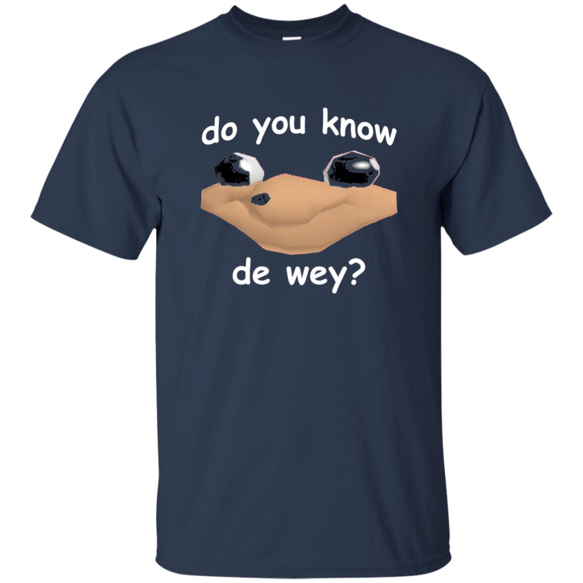 Ugandan Meme T-shirt Do You Know De Way Navy
