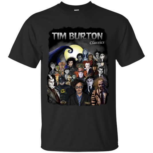 Tim Burton Classics T-shirt Black
