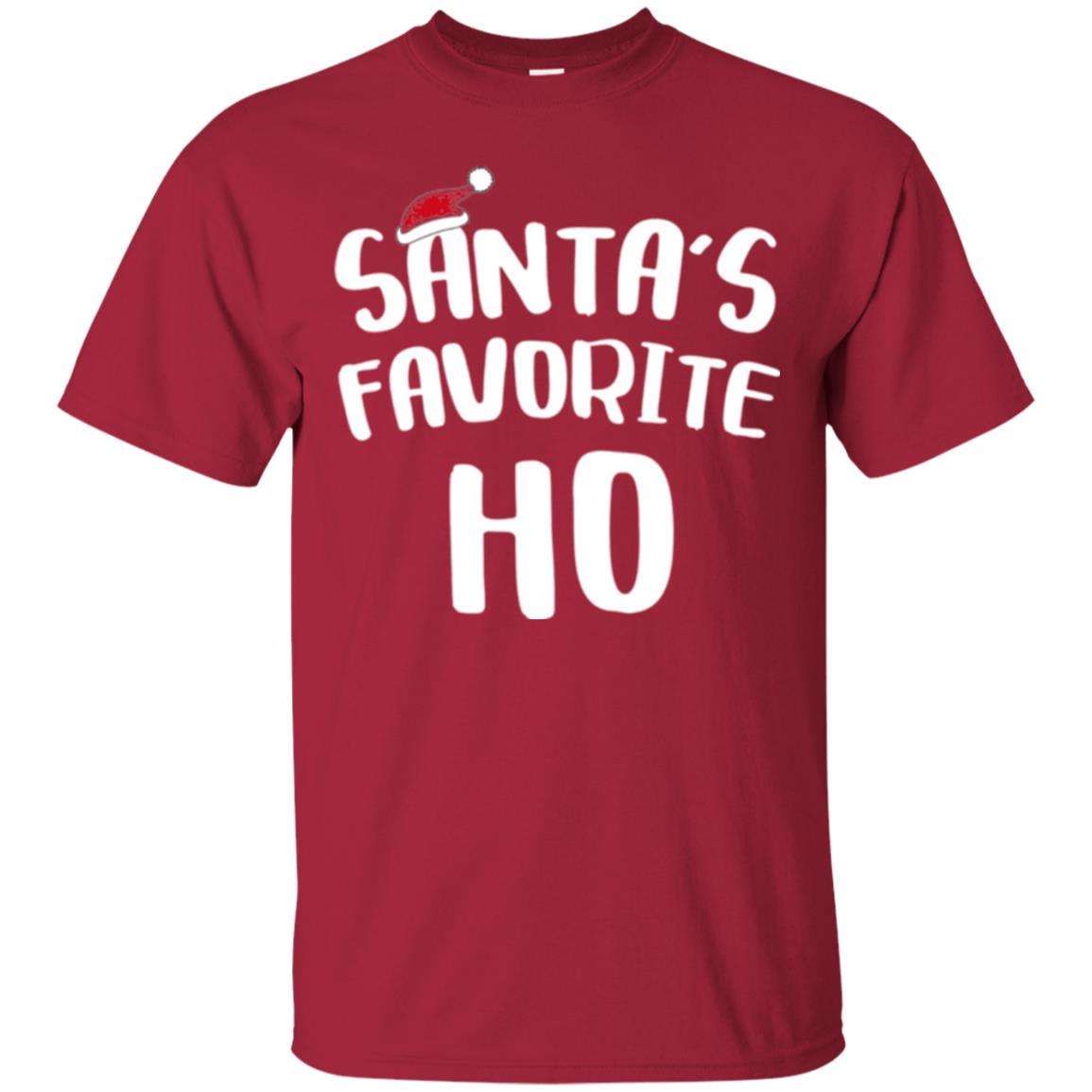 Christmas T-shirt Santa_s Favorite Ho Cardinal