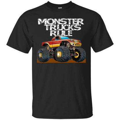 Monster Trucks Rule T-shirt Black