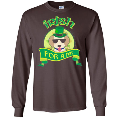 Saint Patrick_s Day 2018 T-shirt Amazing I_m Irish Labrador Dark Chocolate