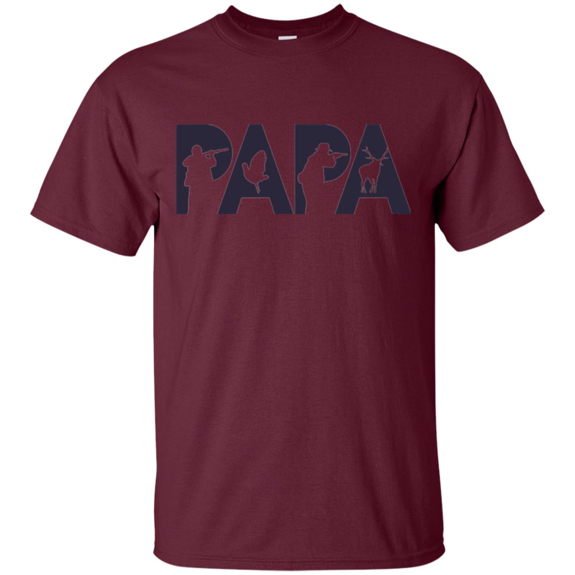 Hunter Dad T-shirt Maroon