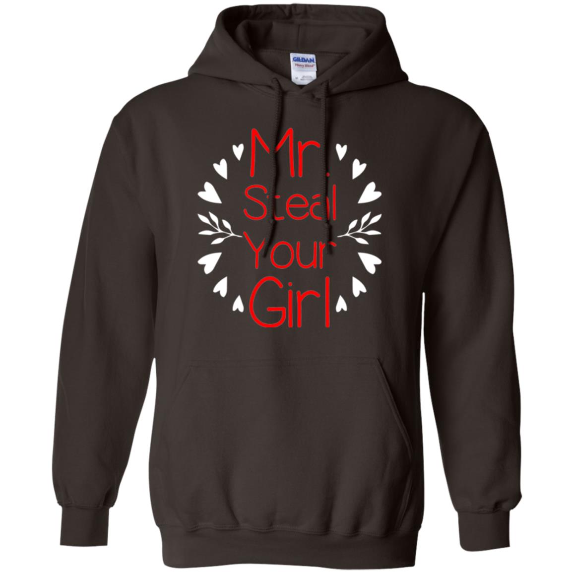 Funny Valentines Day Shirt Mr Steal Your Girl Dark Chocolate