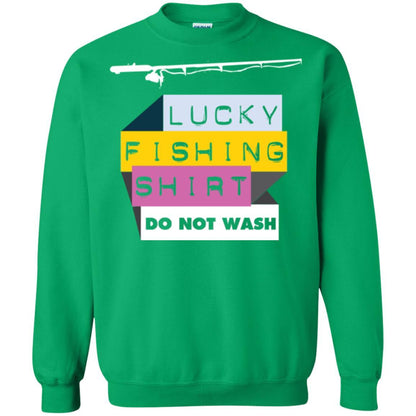 Fisherman T-shirt Lucky Fishing Shirt Do Not Wash Irish Green