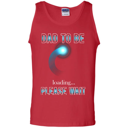 Daddy T-shirt Dad To Be Loading Please Wait Red