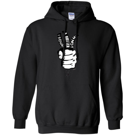 Fitnoquit T-shirt Im Not A Quitter Im Squat Gym Black