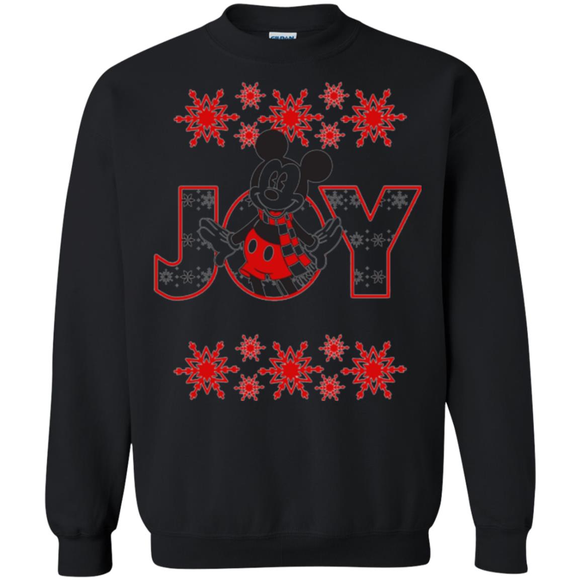 Christmas T-shirt Disney Mickey Mouse Joy Black