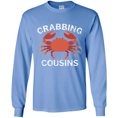 Fishing Lovers T-shirt Crabbing Cousins Carolina Blue