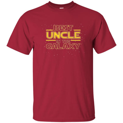 Uncle T-shirt Best Uncle In The Galaxyt-shirt Cardinal