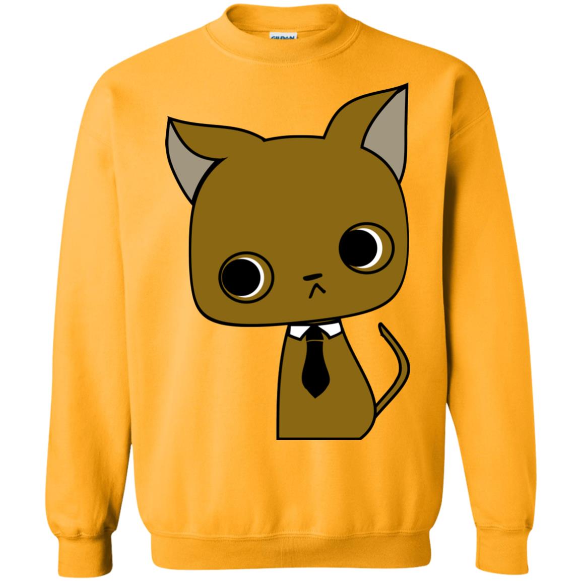 Funny Business Love Cat Shirt Gold